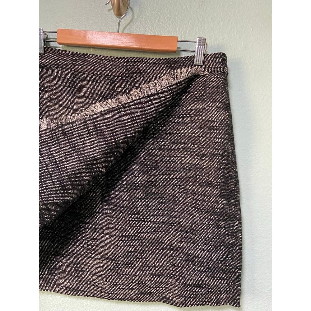 NWT Ann Taylor Loft Women's Faux Wrap Tweed Like Skirt Size 8 - Picture 3 of 7